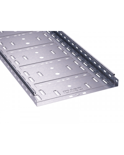 Лоток перфорированный 400х50 L3000, горячеоцинкованный DKC 35266HDZ в Санкт-Петербурге Кабельные лотки Pintop.ru