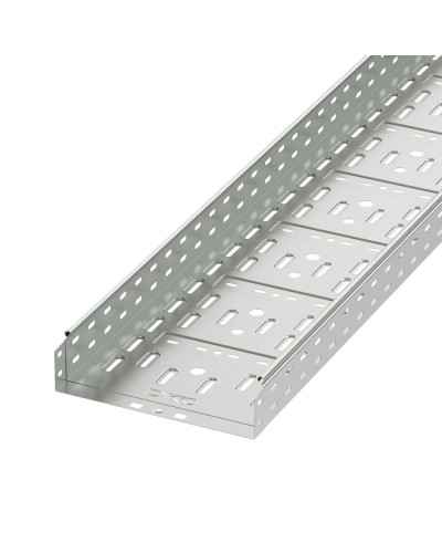 Лоток перфорированный 600х100 L 2000, горячеоцинкованный DKC 35337HDZ в Санкт-Петербурге Кабельные лотки Pintop.ru