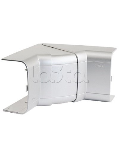 Угол внутренний 110х50 мм, изменяемый 70-120°, цвет серый металлик DKC 01051G в Санкт-Петербурге Аксессуары для кабель-канала Pintop.ru