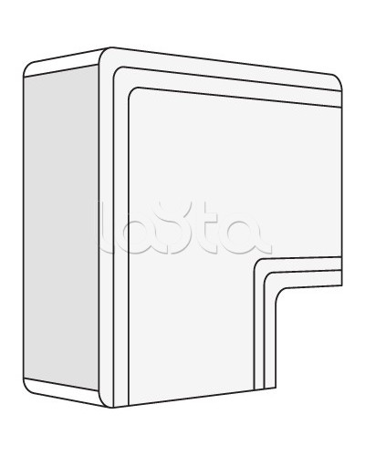 Угол плоский NPAN 120x60 мм DKC 01746 в Санкт-Петербурге Аксессуары для кабель-канала Pintop.ru