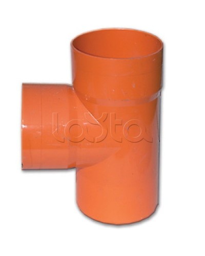 Тройник для двухстенных труб, полипропилен, д. 63 мм DKC 020063 в Санкт-Петербурге Повороты, муфты, тройники Pintop.ru