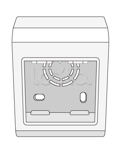 Коробка монтажная под 2 модуля 45x45 мм PDM DKC 10013 в Санкт-Петербурге Аксессуары для кабель-канала Pintop.ru