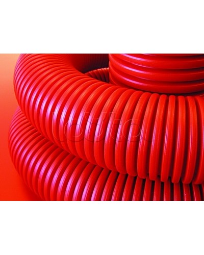 Труба гофрированная двустенная ПНД 110 мм для кабельной канализации с зондом DKC 121911 (50 м) в Санкт-Петербурге Труба гофрированная Pintop.ru