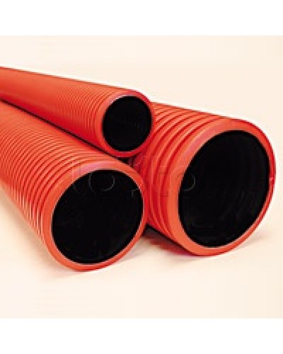 Труба гибкая двустенная 75 мм с протяжкой красная DKC 121975100 в Санкт-Петербурге Труба гофрированная Pintop.ru
