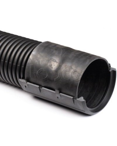 Муфта соединительная (разъемная с фиксатором) для трубы двустенной диам. 110 мм DKC(017110) в Санкт-Петербурге Повороты, муфты, тройники Pintop.ru