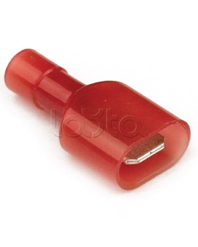 Наконечник плоский полностью изолир. (вилка) 2,5-6 кв.мм 6,3х0,8 мм (РППИ-П) DKC 2C22TP в Санкт-Петербурге Крепеж Pintop.ru