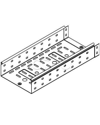 Лоток перфорированный 300х50 L3000 горячеоцинкованный DKC 35265HDZ в Санкт-Петербурге Кабельные лотки Pintop.ru