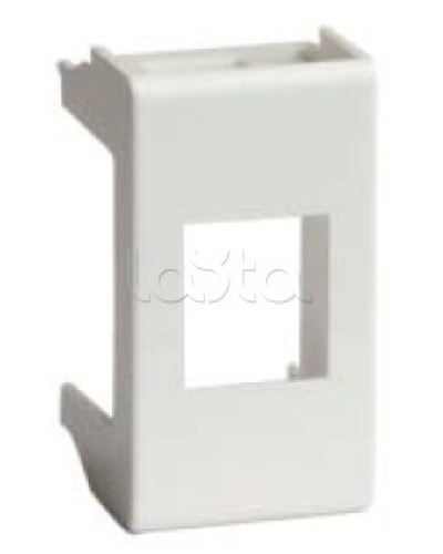 Адаптер для информационных разъемов SIEMON, «Viva», 1 мод., белый DKC 45008 в Санкт-Петербурге Аксессуары для стоек и шкафов Pintop.ru