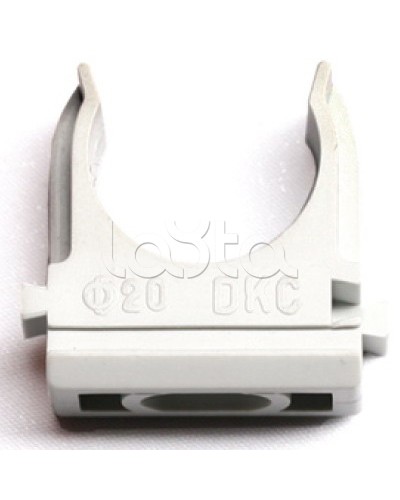 Держатель с защелкой, д.20 мм DKC 51020 в Санкт-Петербурге Держатели, клипсы, скобы Pintop.ru