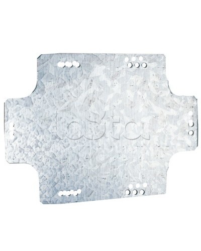 Монтажная пластина из оцинк. стали 270х198х1,5мм, для коробок 300х220мм DKC (59608) в Санкт-Петербурге Крепежные изделия Pintop.ru