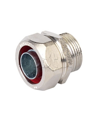 Муфта металлорукав-коробка DN 15, М16х1,5 наружная резьба DKC 6014-1616 в Санкт-Петербурге Повороты, муфты, тройники Pintop.ru