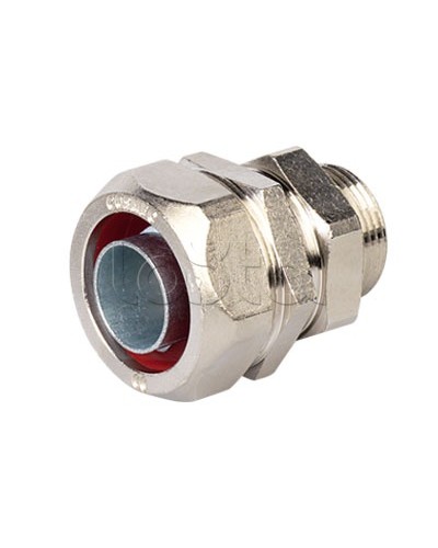 Муфта поворотная металлорукав-коробка DN 15,М20х1,5,наружная резьба DKC 6014-20G в Санкт-Петербурге Повороты, муфты, тройники Pintop.ru