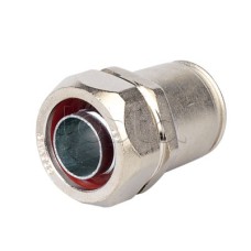 Муфта металлорукав DN 20-жесткая труба д.25мм, IP66/IP67, никелированная латунь DKC 6117-25N