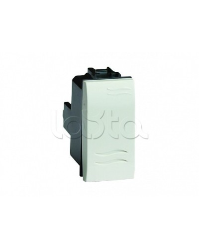 Выключатель типа кнопка, белый, 1мод. DKC 76021B в Санкт-Петербурге Аксессуары для стоек и шкафов Pintop.ru