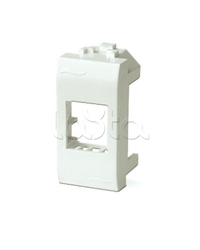 Адаптер для информационных разъемов Systimax, белый, 1мод. DKC 76609B в Санкт-Петербурге Аксессуары для стоек и шкафов Pintop.ru