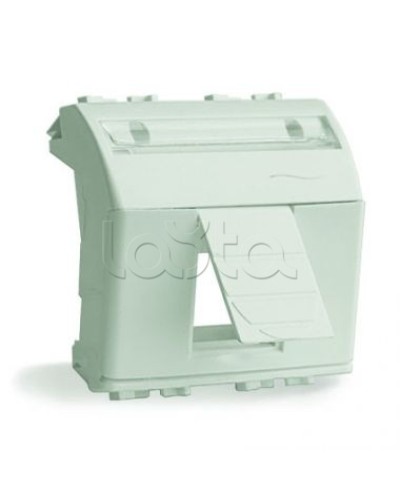 Адаптер для информационных разъемов R&M, белый, 2 мод. DKC 76612B в Санкт-Петербурге Аксессуары для стоек и шкафов Pintop.ru