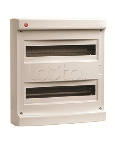 Щиток настен.без двер.36мод.,IP40,сер.,с усил. клем.блок.2х87312 DKC 83736 в Санкт-Петербурге Боксы для автоматов Pintop.ru