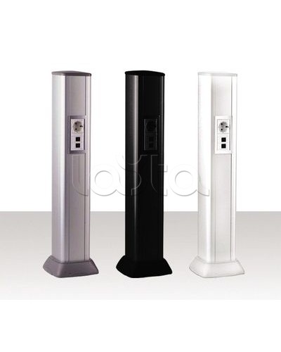 Колонна алюминевая 0,71 м, цвет черный DKC 09593 в Санкт-Петербурге Аксессуары для стоек и шкафов Pintop.ru