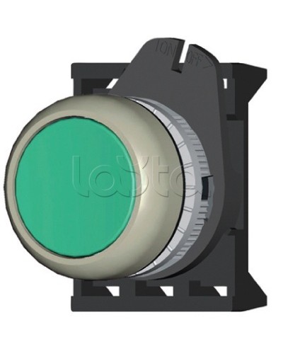 Кнопка плоская прозрачная с фиксацией, зеленая DKC ABDLM2 в Санкт-Петербурге Аксессуары для стоек и шкафов Pintop.ru