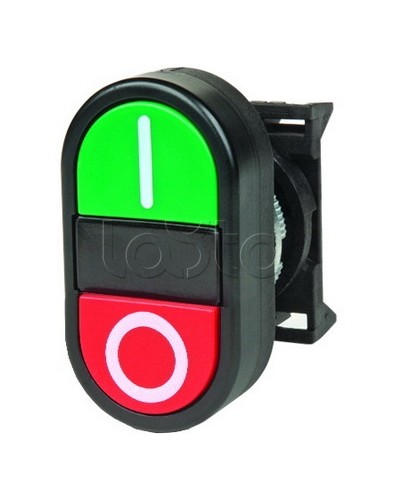 Кнопка двойная плоская, черная DKC ABFTM в Санкт-Петербурге Кнопки выхода Pintop.ru