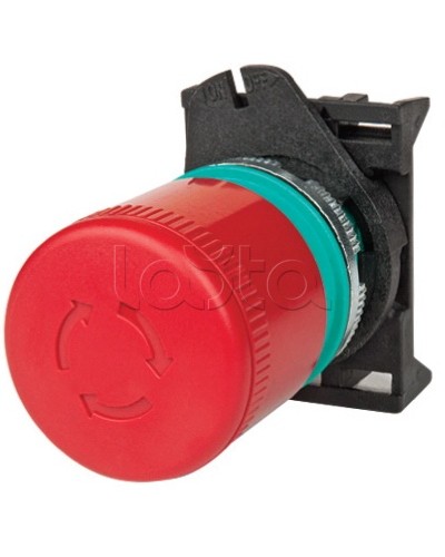 Кнопка аварийная грибовидная поворотная с индикацией д. 60 DKC ABHT1C6S в Санкт-Петербурге Аксессуары для стоек и шкафов Pintop.ru
