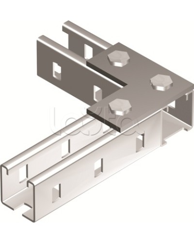 Пластина соединительная L-обр., длина 90х90 мм, 3отв., горячеоцинкованная DKC BMD1021HDZ в Санкт-Петербурге Крепежные изделия Pintop.ru
