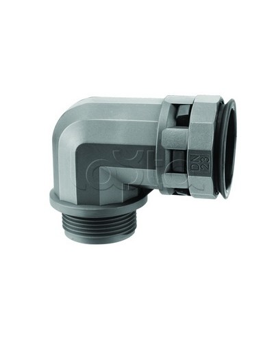 Муфта 90 грд. труба-коробка DN 36 мм, М40х1,5, полиамид, цвет черный DKC PAN36M40N в Санкт-Петербурге Повороты, муфты, тройники Pintop.ru