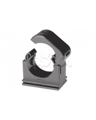 Держатель с крышкой DN 7 мм, полиамид, цвет чёрный DKC PASW07N в Санкт-Петербурге Крепежные изделия Pintop.ru