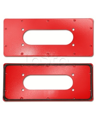 Фланец красный для ST с перф. Тип 3 DKC R5FPST01-RAL3000 в Санкт-Петербурге Аксессуары для стоек и шкафов Pintop.ru