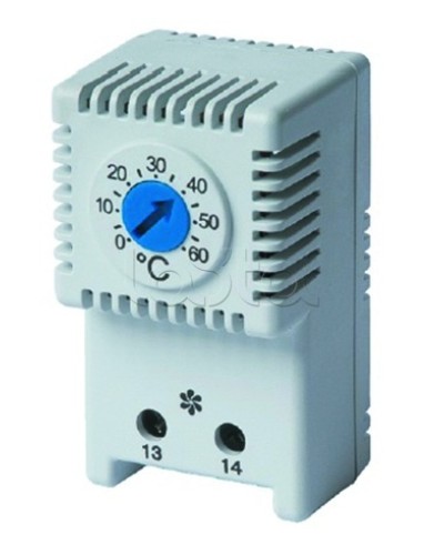 Термостат, NO контакт, диапазон температур: 0-60 °C DKC R5THV2 в Санкт-Петербурге Аксессуары для стоек и шкафов Pintop.ru