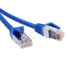 Патч-корд экранированный CAT6 F/UTP 4х2, LSZH, синий, 10м DKC RN6FU4500BL