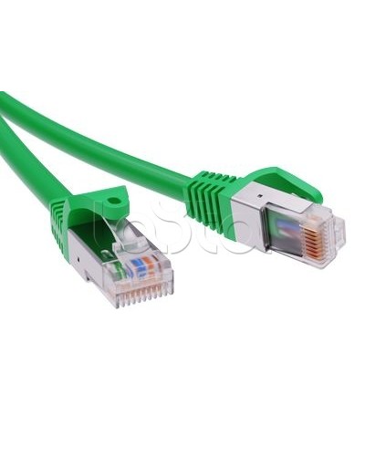 Патч-корд экранированный CAT6 F/UTP 4х2, LSZH, зелёный, 10м DKC RN6FU4500GN в Санкт-Петербурге Патчкорды (медные) Pintop.ru