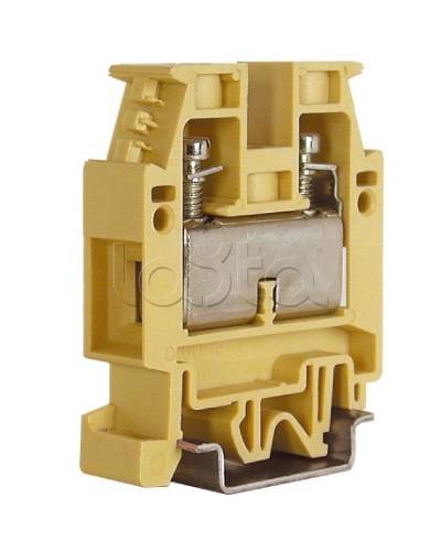 зажим бежевый 16 кв.мм DKC ZCB510 в Санкт-Петербурге Аксессуары для стоек и шкафов Pintop.ru