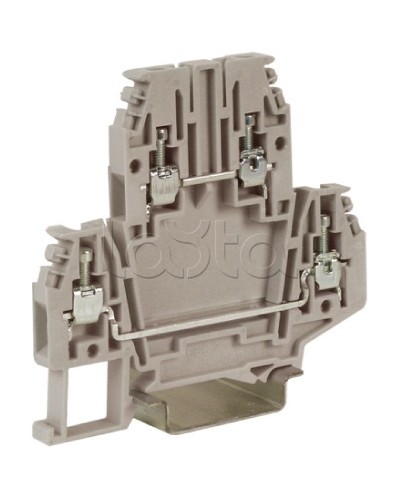 Зажим клеммный проходной 2.5 кв.мм DKC ZDB100GR в Санкт-Петербурге Клеммные колодки Pintop.ru