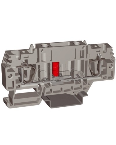 Зажим HSCB.4GR, тестовый с разъединителем, серый , 4 кв.мм DKC ZHB100GR в Санкт-Петербурге Держатели, клипсы, скобы Pintop.ru