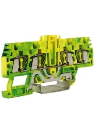 Зажим для заземления, 2 ввод/2 вывода, 2,5 кв.ммжелто-зеленый DKC ZHT520-RET в Санкт-Петербурге Держатели, клипсы, скобы Pintop.ru