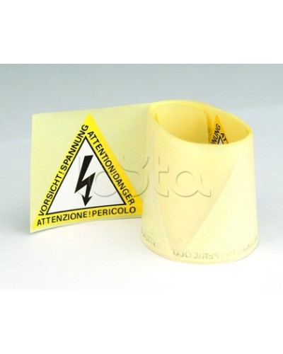 Предупреждающая табличка 60мм DKC ZTA001 в Санкт-Петербурге Аксессуары для лотков Pintop.ru