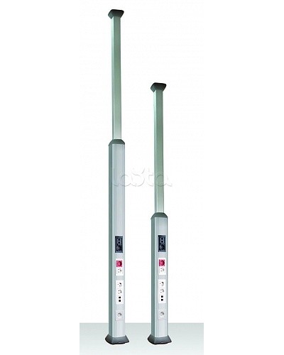 Колонна алюминиевая, 1.5 - 3м, цвет белый DKC 09582 в Санкт-Петербурге Аксессуары для стоек и шкафов Pintop.ru