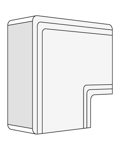 Угол плоский 40x40 NPAN DKC 01738 в Санкт-Петербурге Аксессуары для кабель-канала Pintop.ru