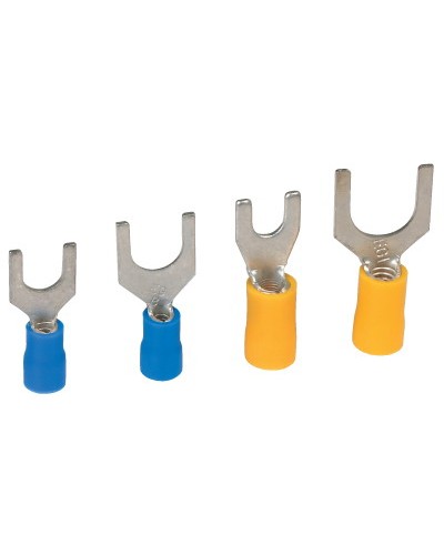 Наконечник вилочный с изолир.фланцем 1,5-2,5 кв.мм 6,2 мм (НВИ) DKC 2B16P в Санкт-Петербурге Держатели, клипсы, скобы Pintop.ru