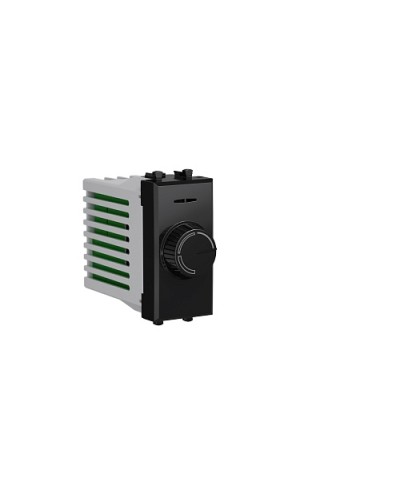 Диммер поворотный Черный квадрат, Avanti, 16A, 1 мод. DKC 4402131 в Санкт-Петербурге Аксессуары для стоек и шкафов Pintop.ru