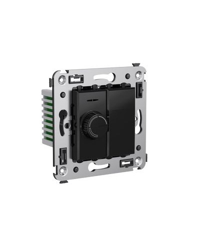 Диммер поворотный в стену, Avanti, Черный квадрат DKC 4402133 в Санкт-Петербурге Аксессуары для стоек и шкафов Pintop.ru