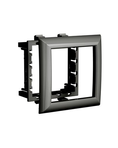 Рамка-суппорт Avanti черный для In-liner Front, 2 мод. DKC 4402912 в Санкт-Петербурге Аксессуары для лотков Pintop.ru