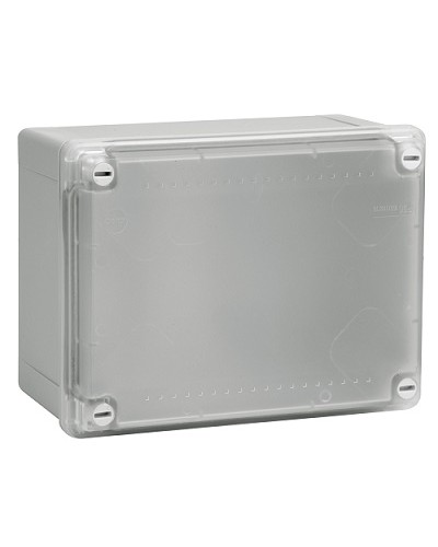 Коробка ответвит. с гладкими стенками, прозрачная, IP56, 240х190х90 мм DKC 54220 в Санкт-Петербурге Распределительные коробки Pintop.ru