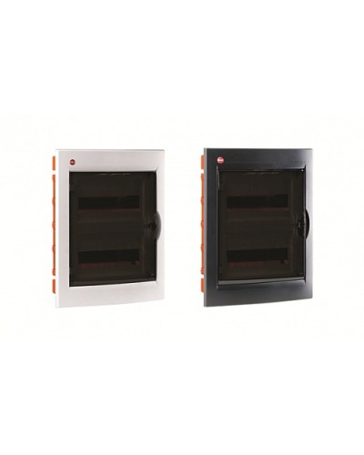 Щиток встраиваемый 24 мод.,IP 41 , черный DKC 82524 в Санкт-Петербурге Аксессуары для стоек и шкафов Pintop.ru