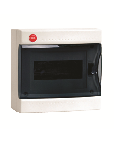 Щиток настенный с усиленным клеммным блоком, 8 модулей, IP41, цвет белый DKC 84708 в Санкт-Петербурге Боксы для автоматов Pintop.ru