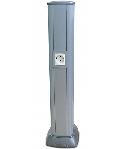 Колонна алюминевая 0,71 м, цвет темно-серебристый металлик DKC 09594 в Санкт-Петербурге Аксессуары для стоек и шкафов Pintop.ru