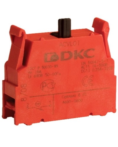 Блок контактный с клеммными зажимами (нормально-замкнутый) DKC ACVL01 в Санкт-Петербурге Клеммные колодки Pintop.ru