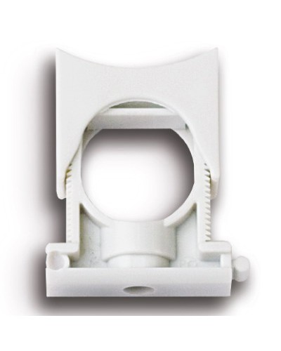 Держатель с защелкой, для крышек шириной 40 и 90 мм (d 12-28 mm) DKC AIR00002 в Санкт-Петербурге Держатели, клипсы, скобы Pintop.ru