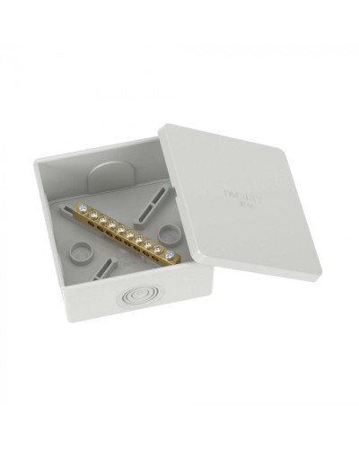 Коробка уравнивания потенциалов, 8 зажимов, 6 вводов д.20мм, 80х80х40мм, IP44 DKC (NE3108) в Санкт-Петербурге Распределительные коробки Pintop.ru